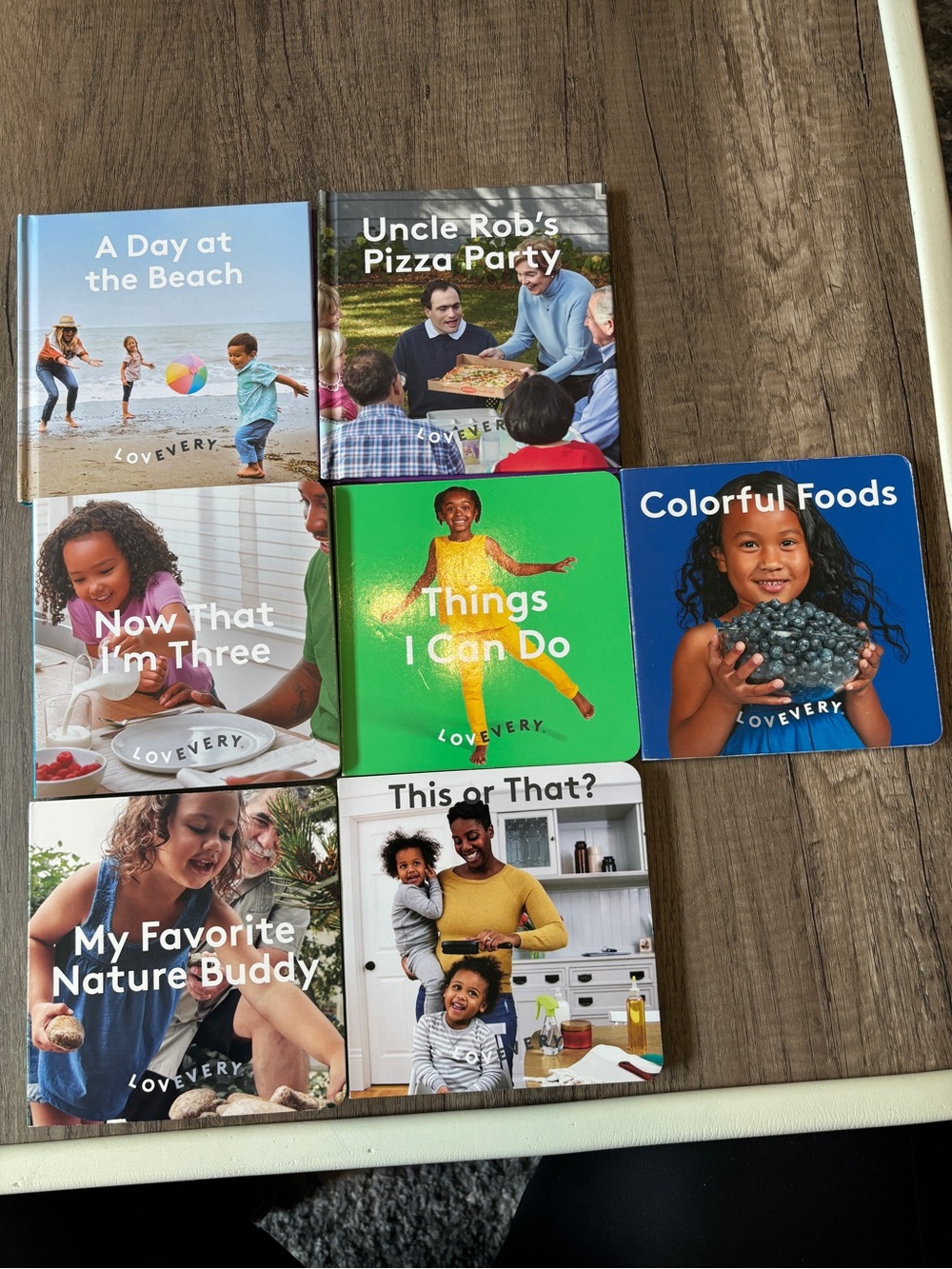 Lovevery 7 book bundle lot Toddlers